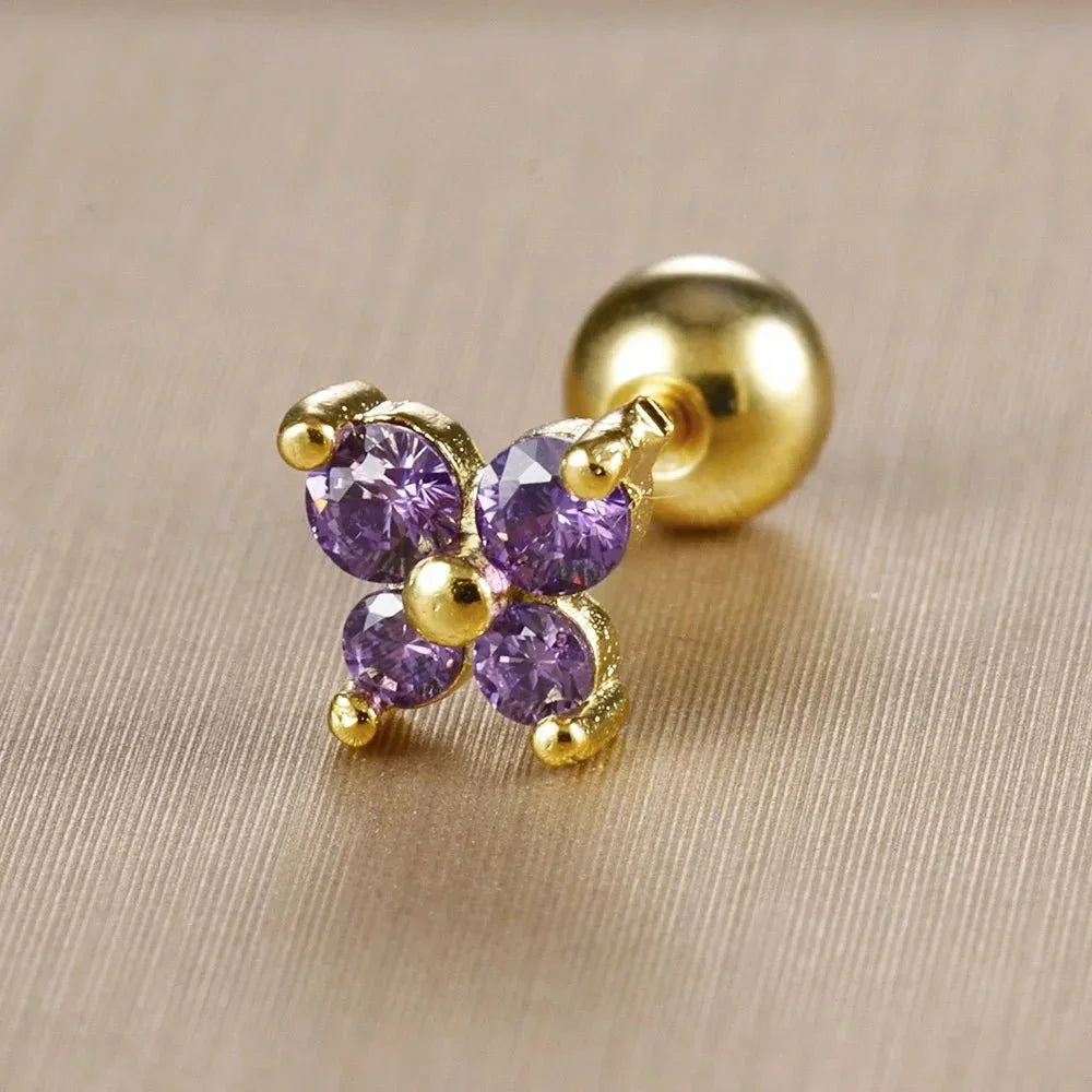 ✨Birthstone Butterfly Stud Earrings✨ - Britt Company