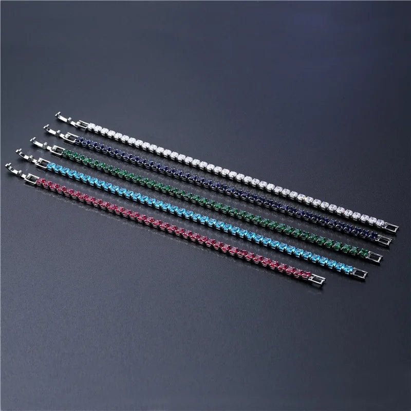 Colorful Cubic Zirconia Tennis Bracelet – Women’s Classic Jewelry - Britt Company