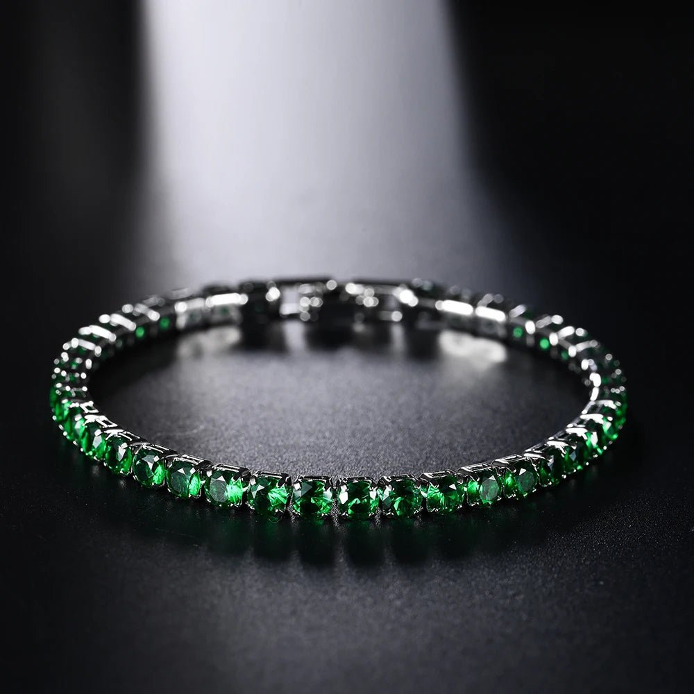 Colorful Cubic Zirconia Tennis Bracelet – Women’s Classic Jewelry - Britt Company