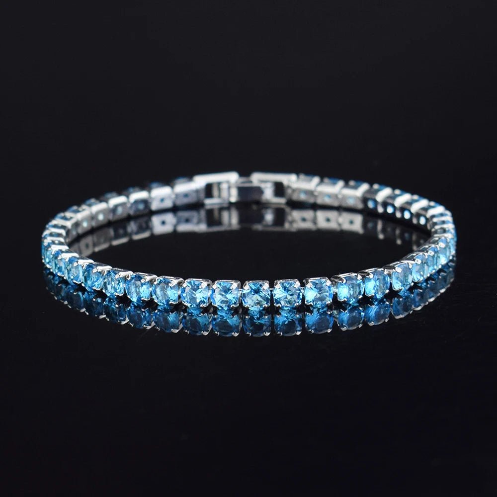 Colorful Cubic Zirconia Tennis Bracelet – Women’s Classic Jewelry - Britt Company