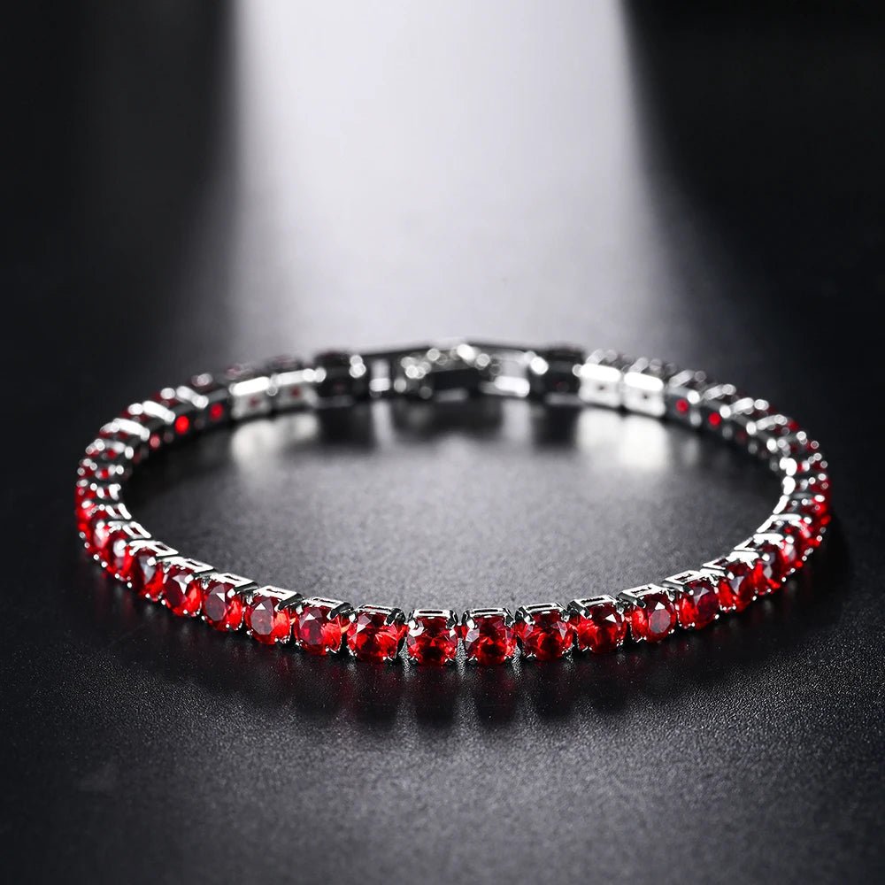 Colorful Cubic Zirconia Tennis Bracelet – Women’s Classic Jewelry - Britt Company