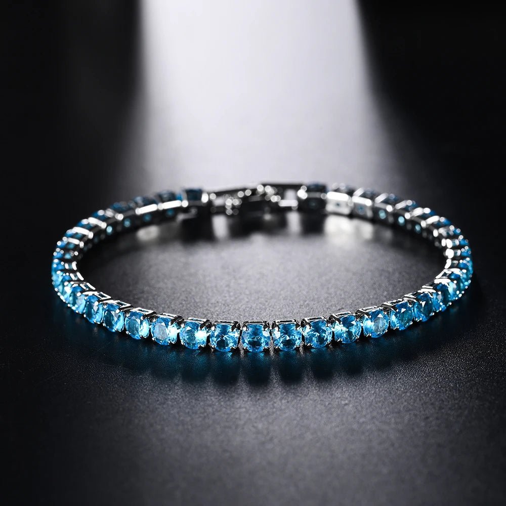 Colorful Cubic Zirconia Tennis Bracelet – Women’s Classic Jewelry - Britt Company