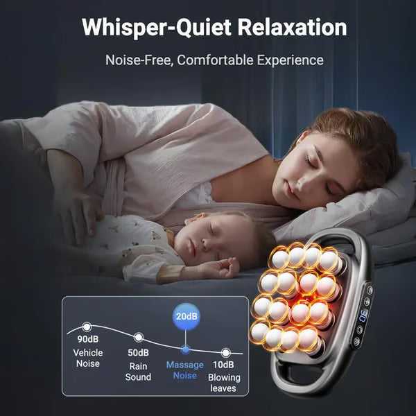 PowerRelax Pro™ – 16-Head Heated Deep-Tissue Massager Britt Company