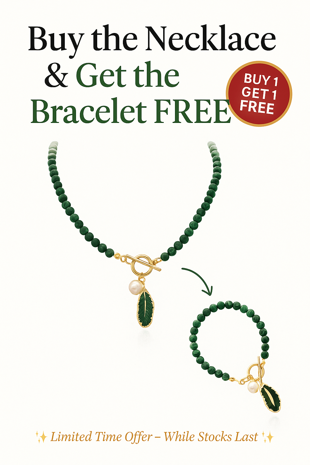 Emerald Spirit – Malachite Healing Necklace - Britt Company