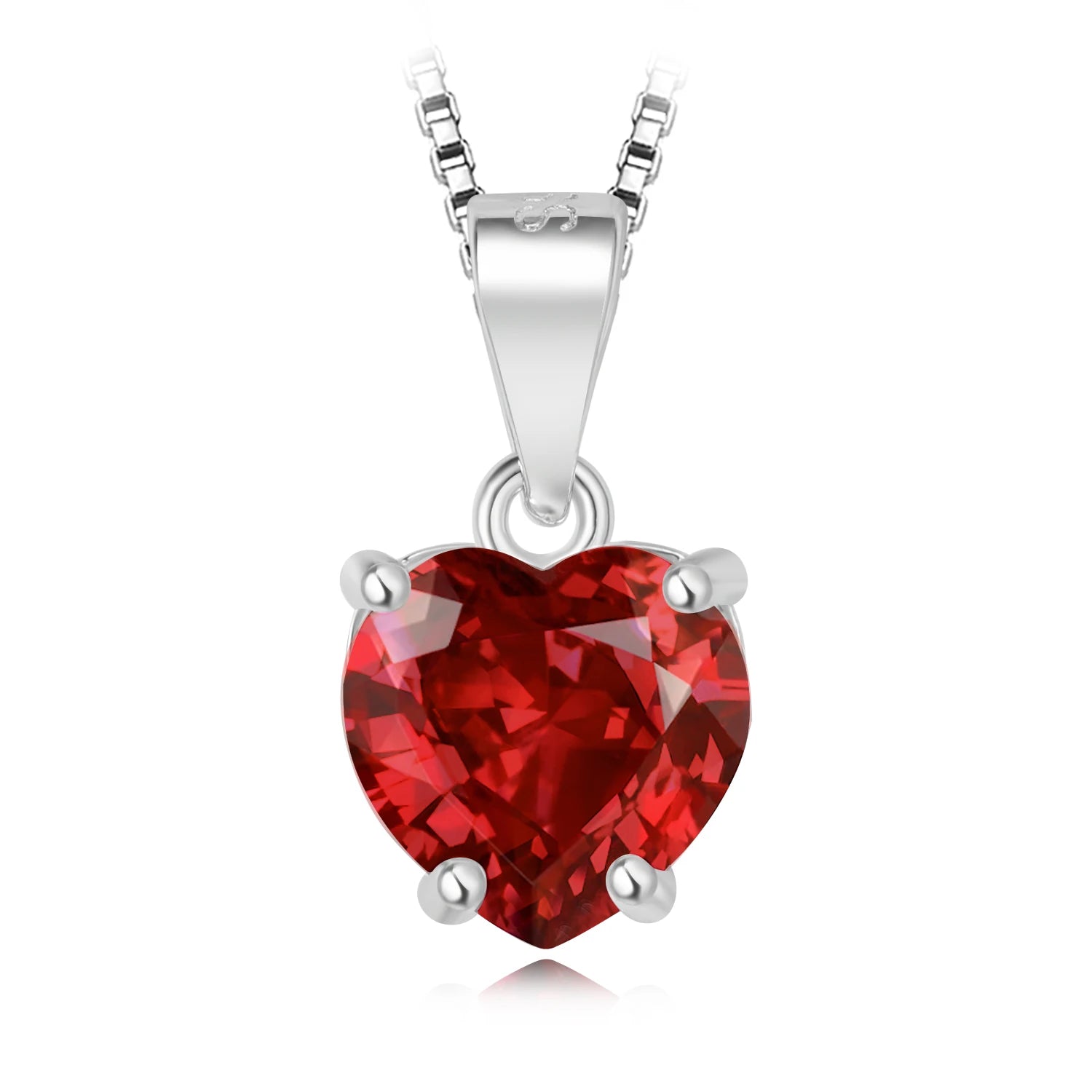 ❤️ Eternal Heart – Certified 925 Sterling Silver Birthstone Pendant - Britt Company