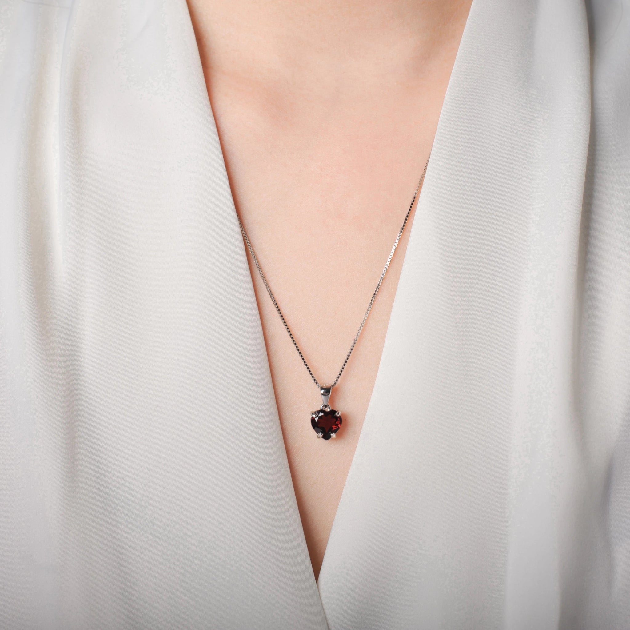 ❤️ Eternal Heart – Certified 925 Sterling Silver Birthstone Pendant - Britt Company