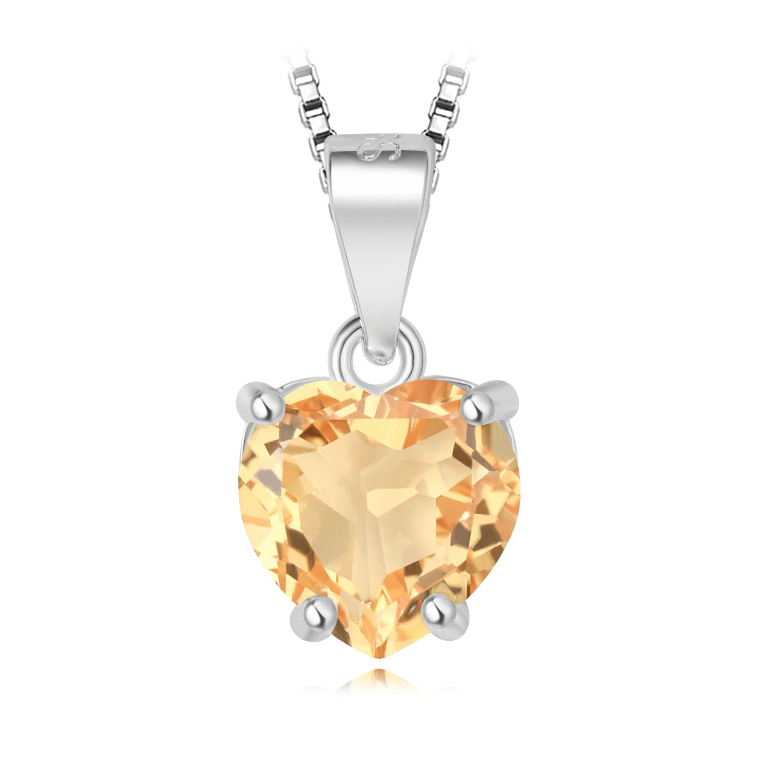 ❤️ Eternal Heart – Certified 925 Sterling Silver Birthstone Pendant - Britt Company