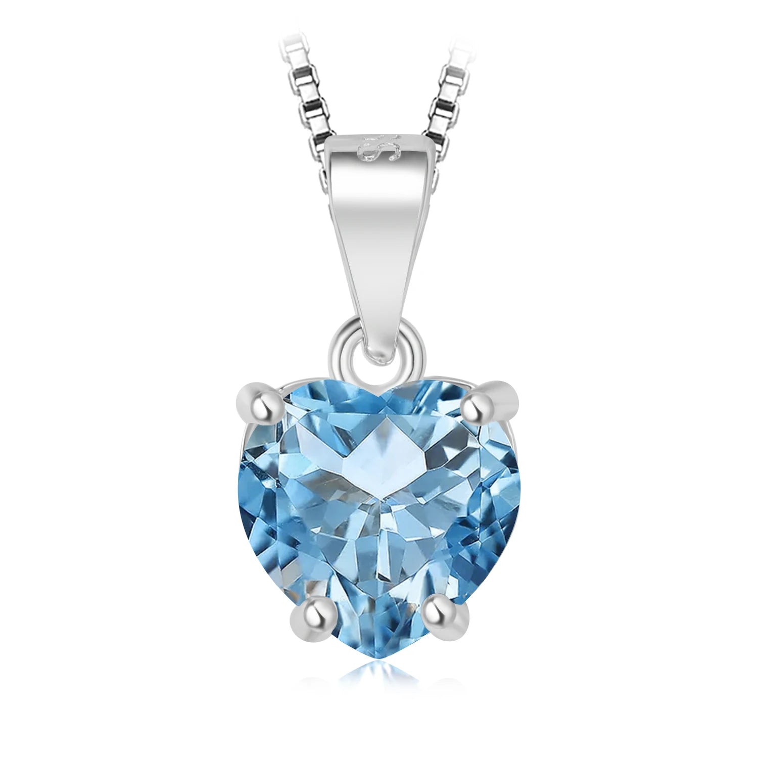 ❤️ Eternal Heart – Certified 925 Sterling Silver Birthstone Pendant - Britt Company
