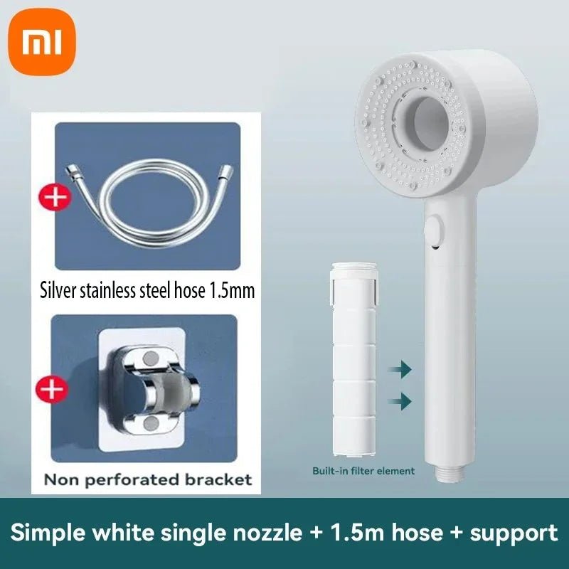 High - Pressure 5 - Mode Shower Head with Filter - Britt Company