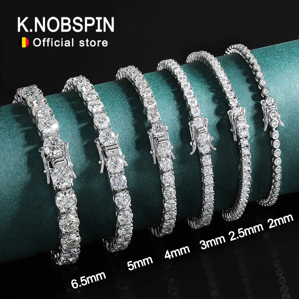 Luxury Moissanite Tennis Bracelet – 925 Sterling Silver - Britt Company
