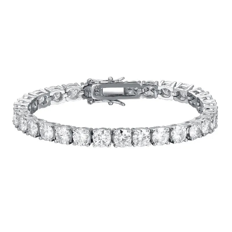 Luxury Moissanite Tennis Bracelet – 925 Sterling Silver - Britt Company