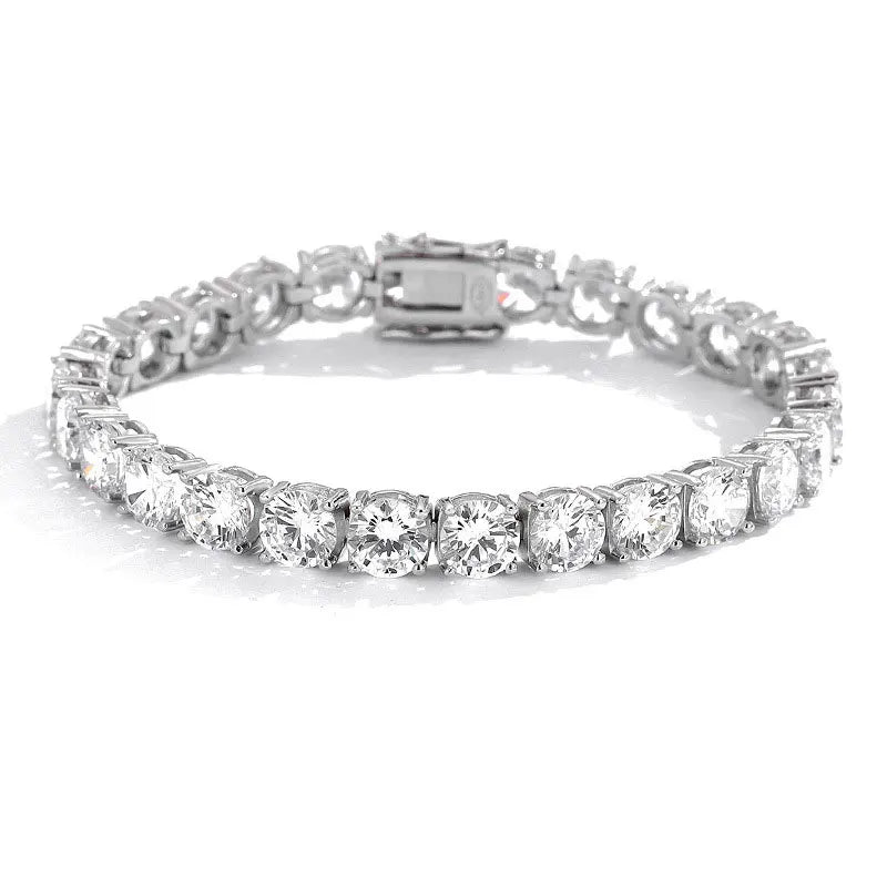 Luxury Moissanite Tennis Bracelet – 925 Sterling Silver - Britt Company