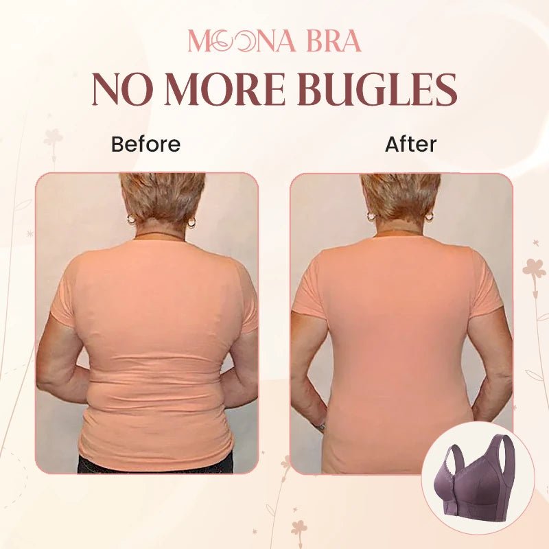 Moona Bra – LAST DAY SALE 80% OFF – Front Closure Breathable Bra for Seniors - Britt Company