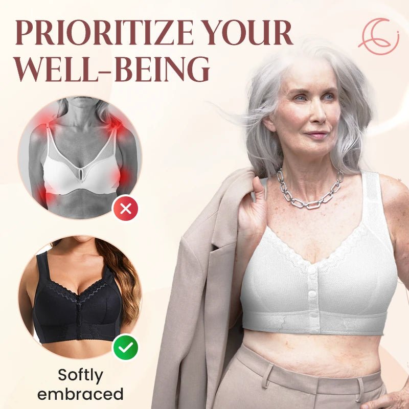 Moona Bra – LAST DAY SALE 80% OFF – Front Closure Breathable Bra for Seniors - Britt Company
