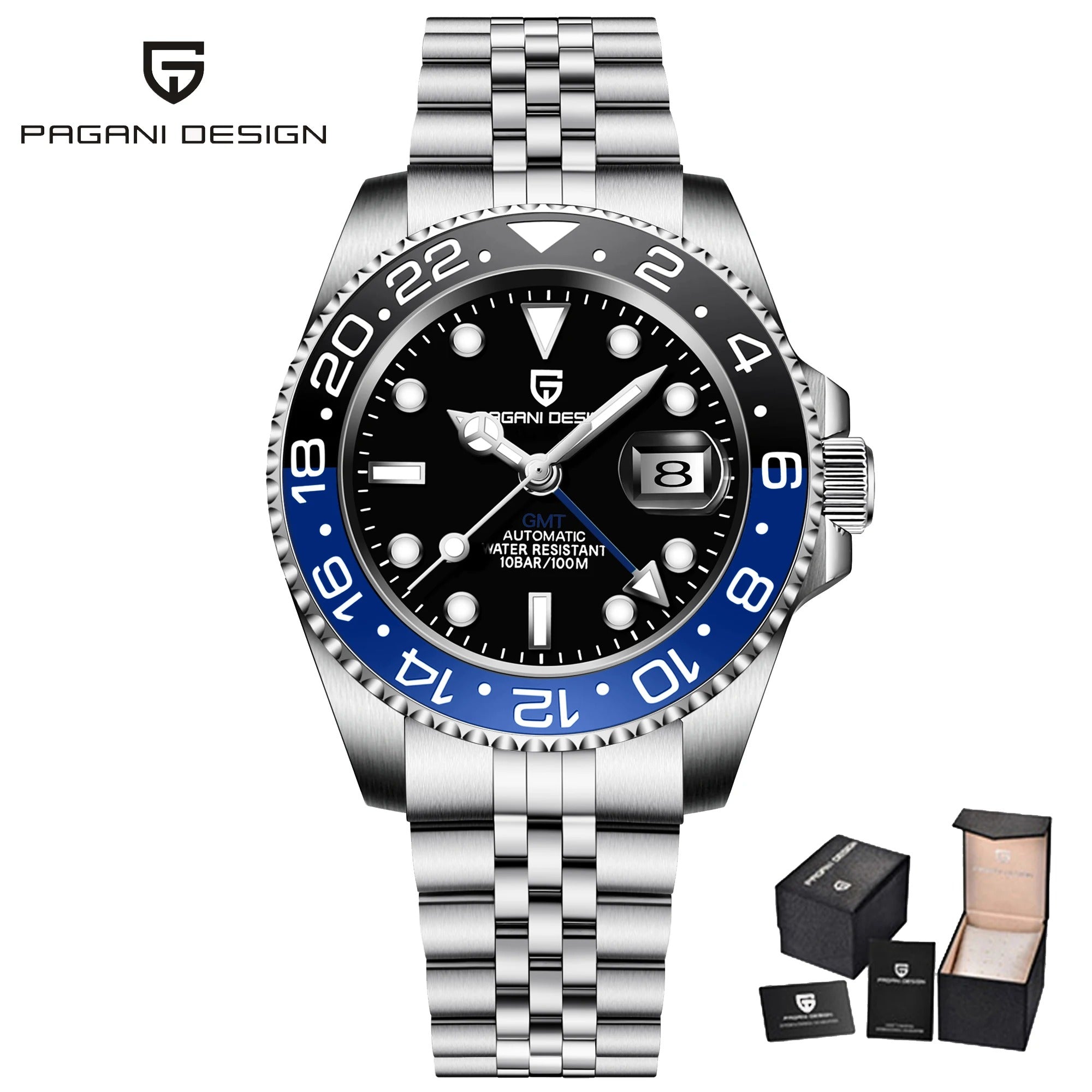 Pagani Design PD - 1662 GMT Automatic Diver Watch - Britt Company
