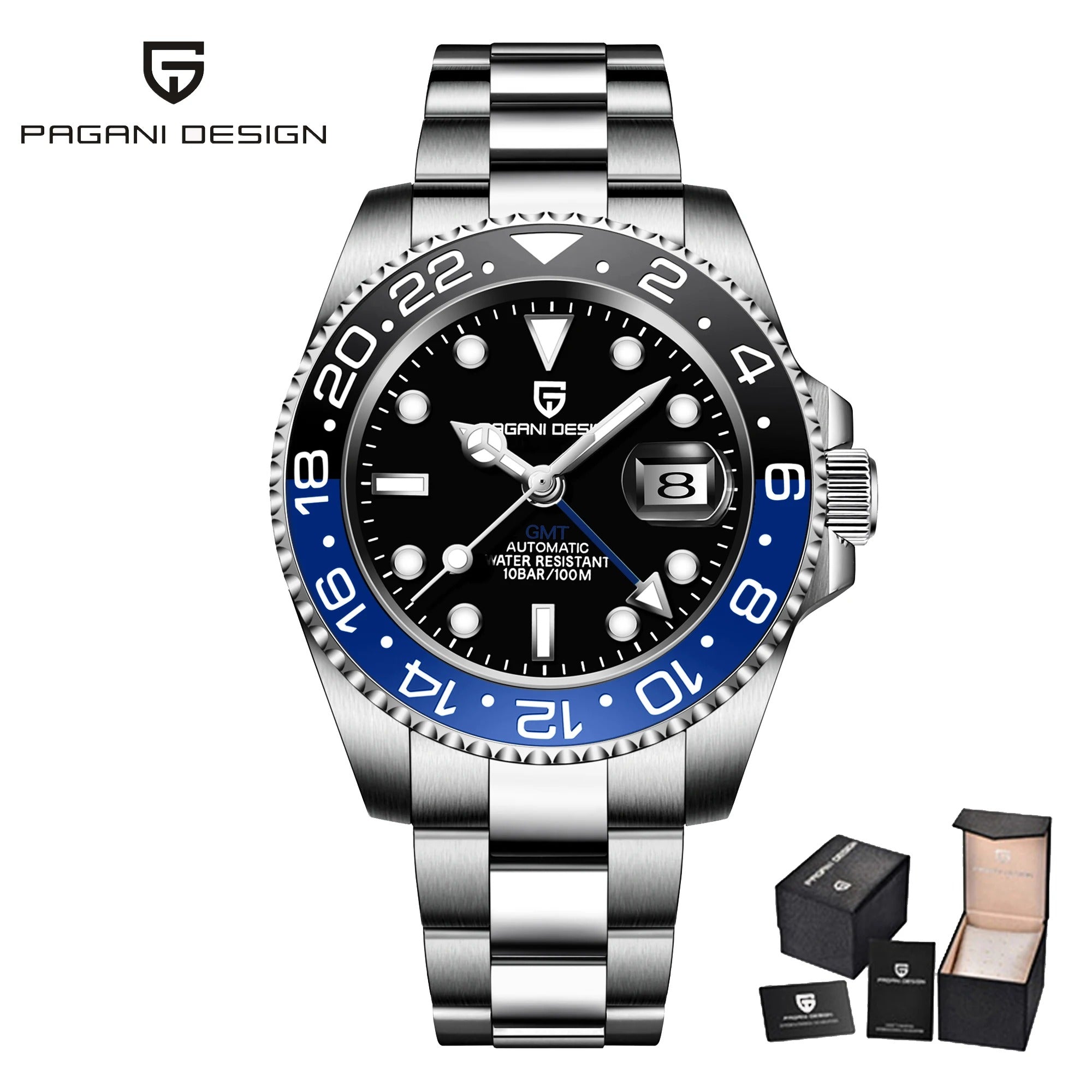 Pagani Design PD - 1662 GMT Automatic Diver Watch - Britt Company
