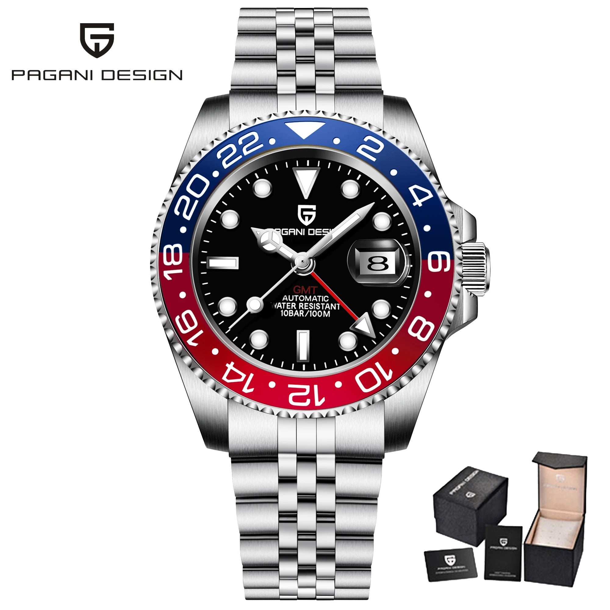 Pagani Design PD - 1662 GMT Automatic Diver Watch - Britt Company