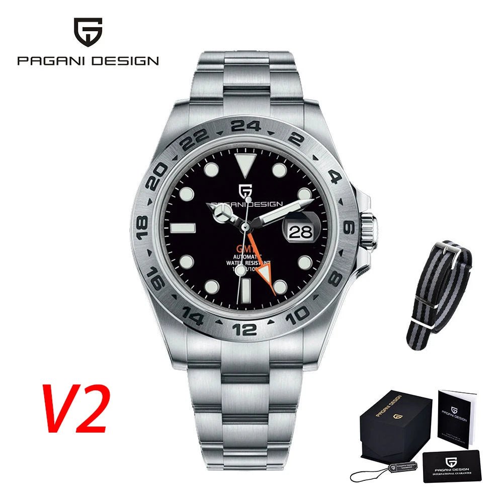 Pagani Design PD - 1682 GMT Automatic Watch – Explorer II Tribute - Britt Company