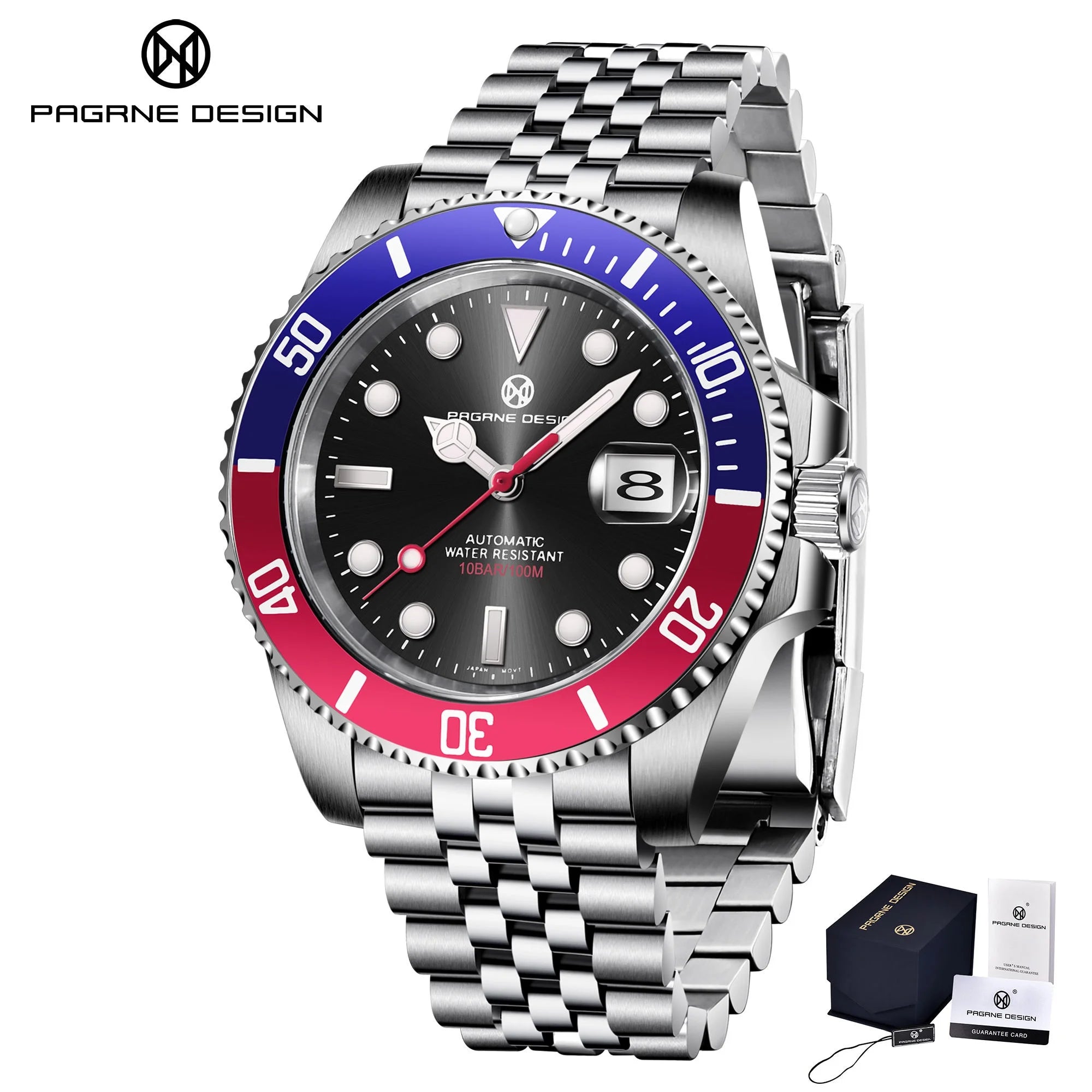 Pagani Design PG1661 – Automatic Mechanical Wristwatch 40mm Sapphire - Britt Company