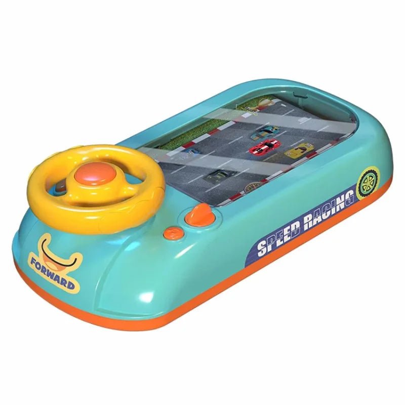 Racing Car Electronic Adventure Game Steering Wheel Driving Toy Children Simulation Vehicles With Music Sound For Kids Baby Gift - Britt Company
