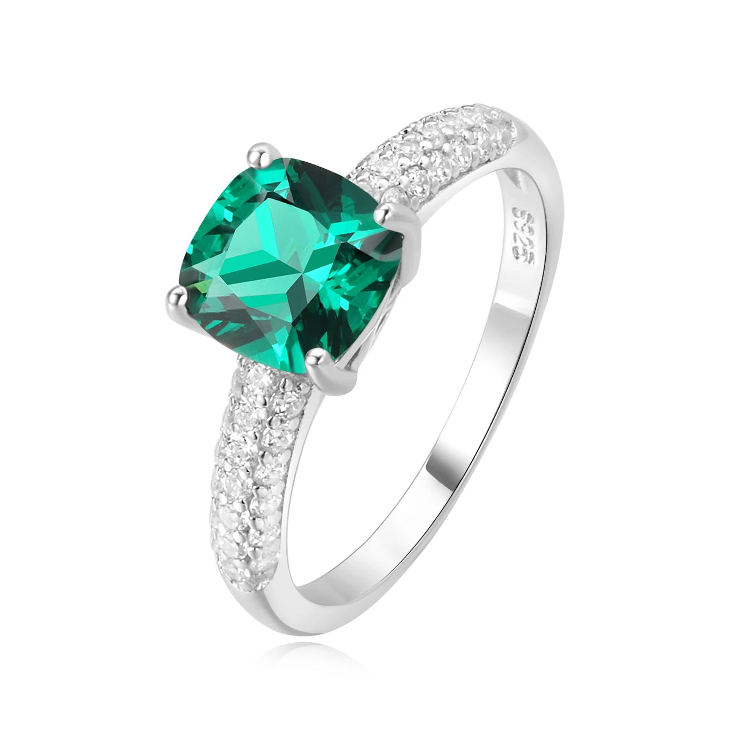 💎 Royal Cushion – Certified 925 Sterling Silver Cocktail Ring - Britt Company