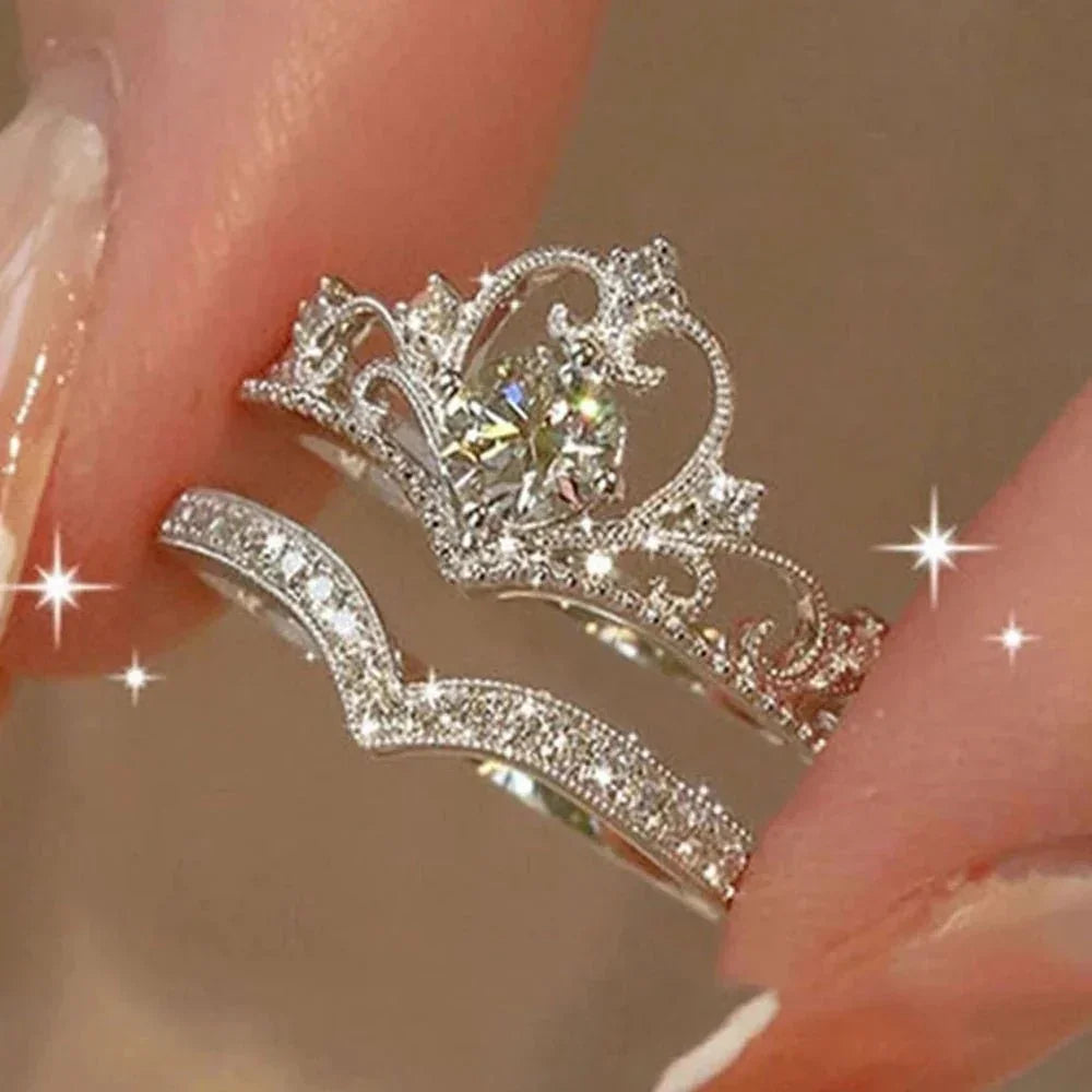 ✨Royal Heart Crown Ring Set✨ - Britt Company