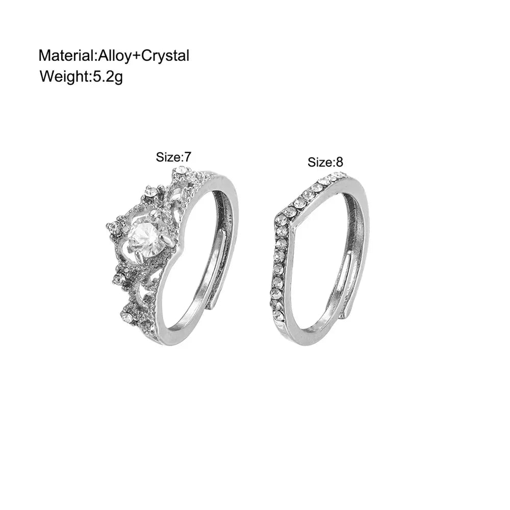 ✨Royal Heart Crown Ring Set✨ - Britt Company