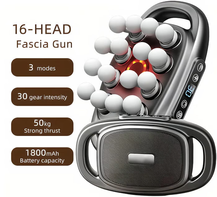 PowerRelax Pro™ – 16-Head Heated Deep-Tissue Massager Britt Company