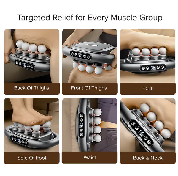 PowerRelax Pro™ – 16-Head Heated Deep-Tissue Massager Britt Company