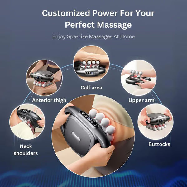 PowerRelax Pro™ – 16-Head Heated Deep-Tissue Massager Britt Company