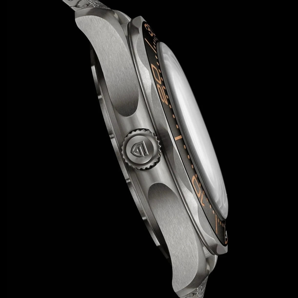 Pagani Design PD - 1667 Automatic Diver Watch – Sapphire Crystal, 316L Stainless Steel, Day - Date, 10 ATM UK - Britt Company