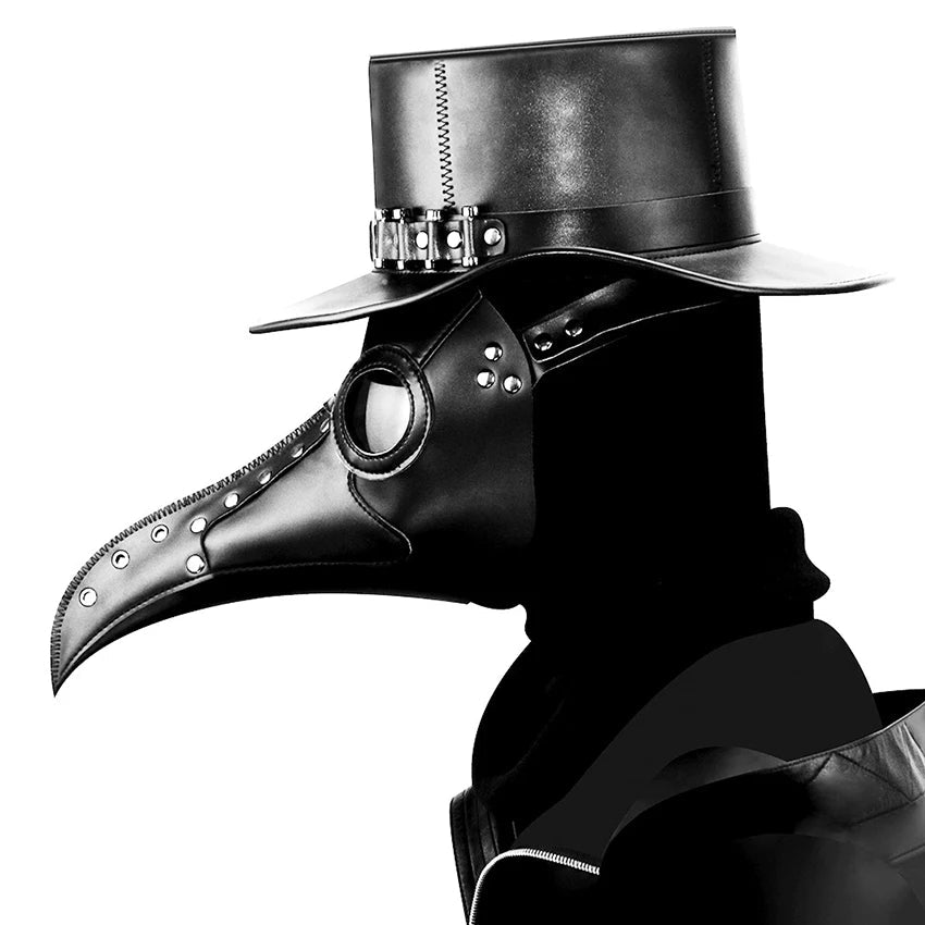 Steampunk Plague Doctor Mask – Gothic Leather Halloween & Cosplay Costume - Britt Company
